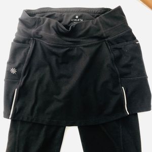 Athleta Crop Legging with Skirt | Size XS